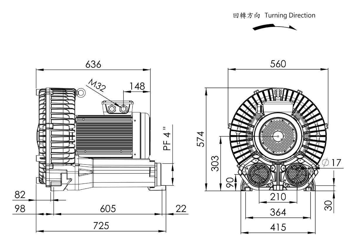 Ring Blower     LG-2006    20HP  3Φ