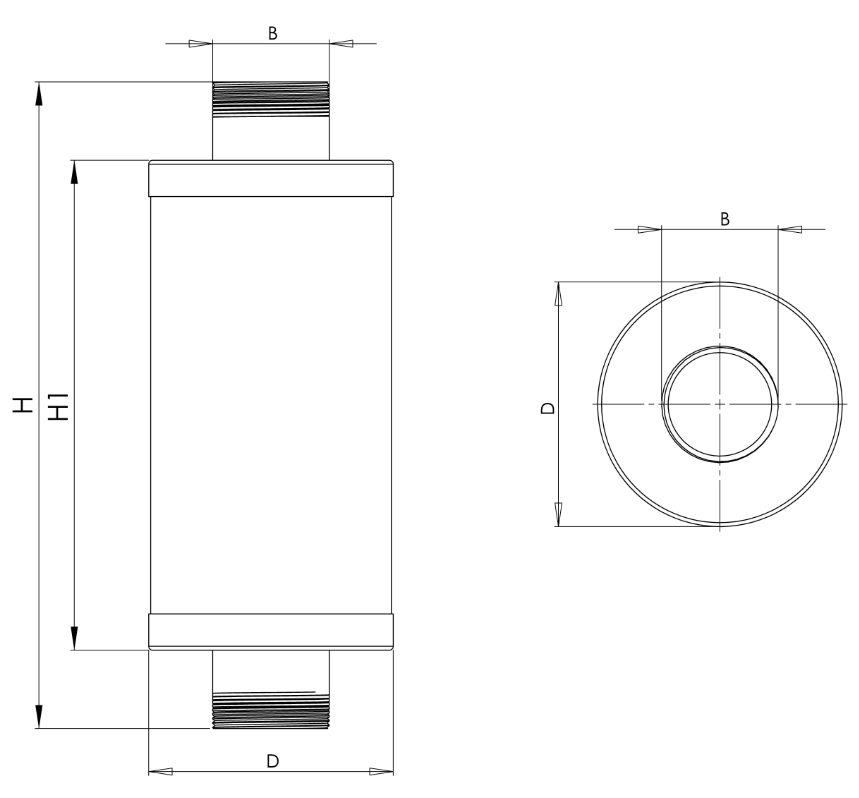 Silencers(ATT-ES-1.5"/2"/2.5"/4")